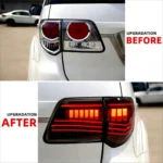 Toyota Fortuner Type-2 Dodge-Style LED Tail Lights (2012-2016) - Image 5