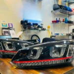 VW Polo “UU-Style” Red Line Projector Headlights (Halogen) – Aftermarket Upgrade - Image 9