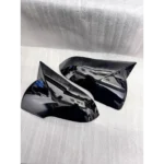 Hyundai Creta Batman-Style Mirror Covers | Glossy Black ABS Replacement Set (Fits 2014-2019 Models) - Image 2