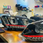 VW Polo “UU-Style” Red Line Projector Headlights (Halogen) – Aftermarket Upgrade - Image 7