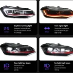 Polo And Vento Angel Eye Head Lights | Aftermarket - Image 8