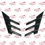 Rear Windshield Spoiler Fins | Universal Fit with Colors Options