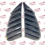 Rear Window Louvers for Suzuki Baleno & Toyota Glanza (2022+, Black/Carbon)