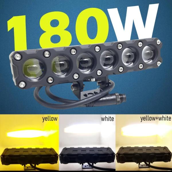 HJG 6 Lens With Devil Eye | Universal Auxiliary LED Light