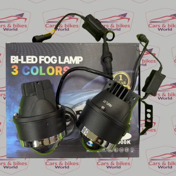 Premium 3.0-Inch Bi-LED 3-Color Fog Lamp Projector