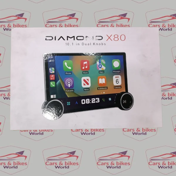 DIAMOND X80 10.1" Android Media Player with Dual Control Knobs