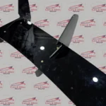 VW Polo 3-Fin Rear Diffuser – Type 3 Fitment | Gloss Black ABS Aftermarket Upgrade