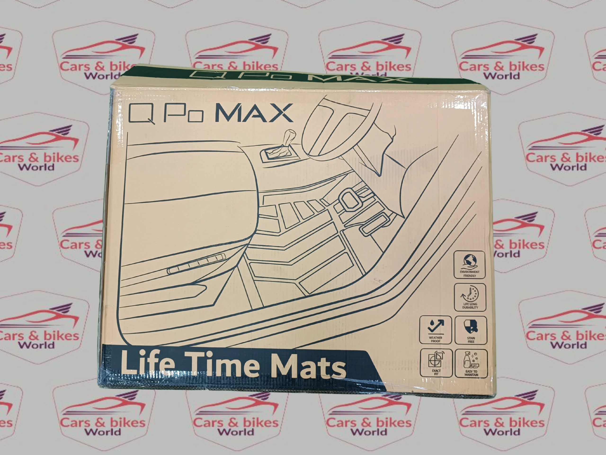3 QPo MAX Premium Lifetime Car Floor Mats - Image 1